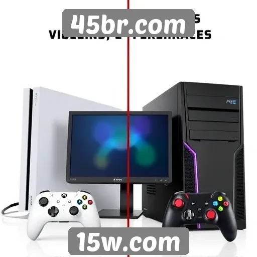 Console versus PC análise de desempenho no site